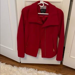 Red winter/moto jacket, worn only handful of times